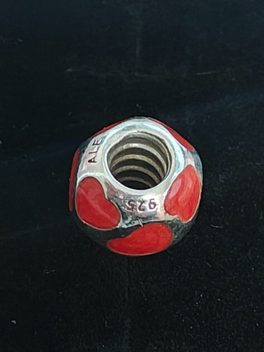 Authentic Retired Pandora Love You Red Enamel Charm 790543EN17 - Picture 4 of 8